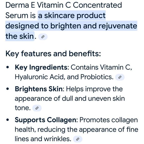 Derma E Vitamin C Concentrated Serum - Picture 2 of 2